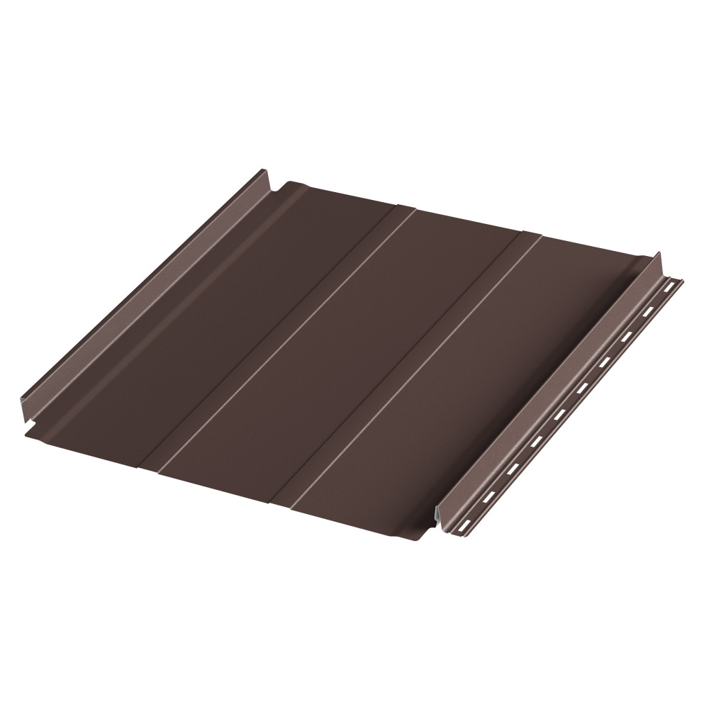 Фальцевая панель AQUACLICK Силуэт 2 (без подгиба) мат. (RAL8017) Rooftop