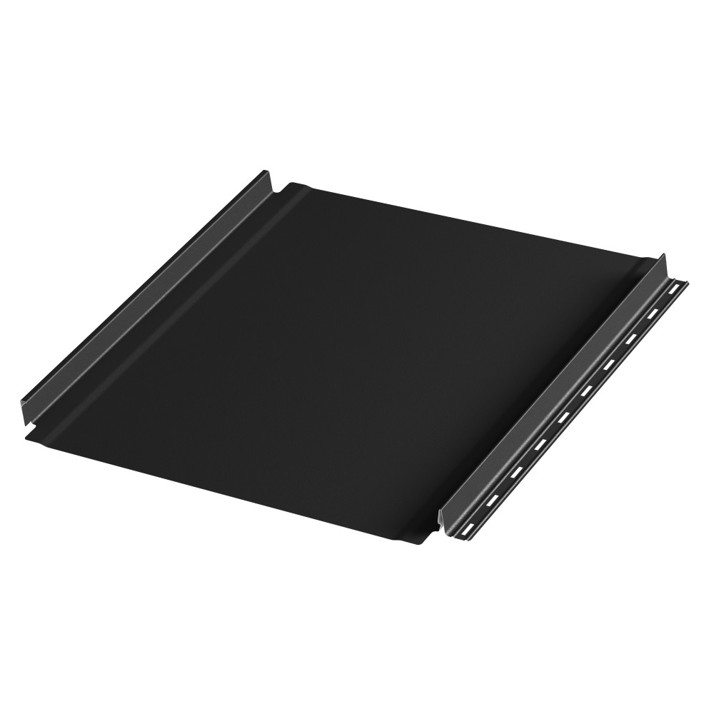 Фальцевая панель AQUACLICK Эталон (без подгиба) мат. (RAL9005) PU (КАШЕМИР)