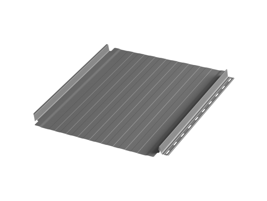 Фальцевая панель AQUACLICK Силуэт 8 (без подгиба) (RAL7024) Polyester