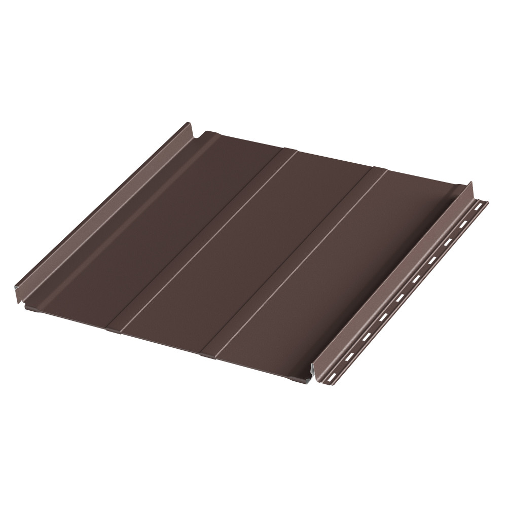 Фальцевая панель AQUACLICK Силуэт 2 (с подгибом) мат. (RAL8017) Rooftop
