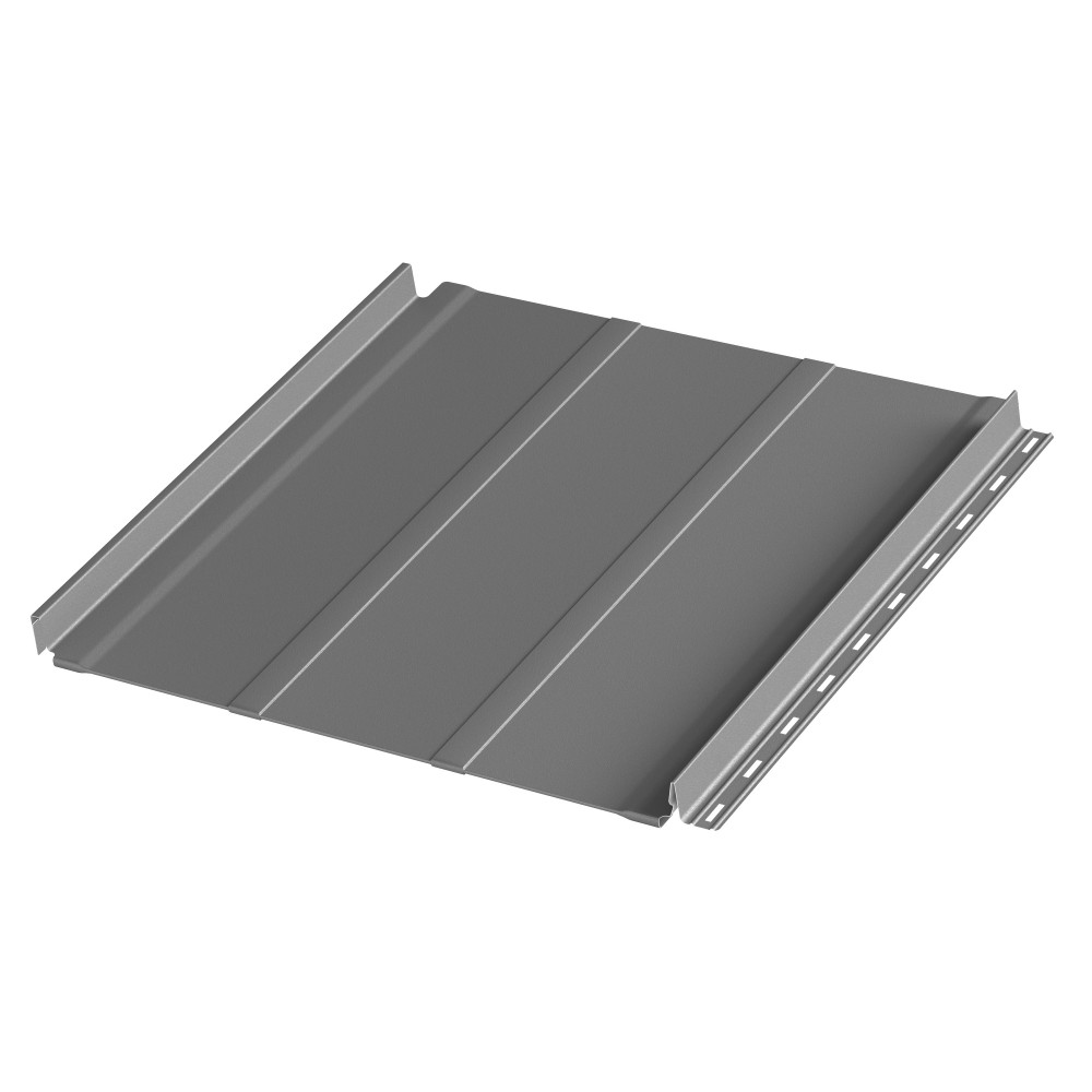 Фальцевая панель AQUACLICK Силуэт 2 (с подгибом) мат. (RAL7024) Rooftop