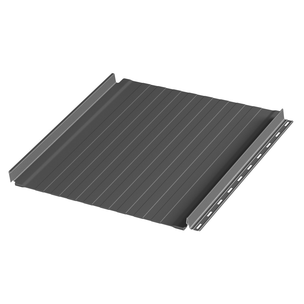 Фальцевая панель AQUACLICK Силуэт 8 (с подгибом) мат. (RAL7016) Rooftop