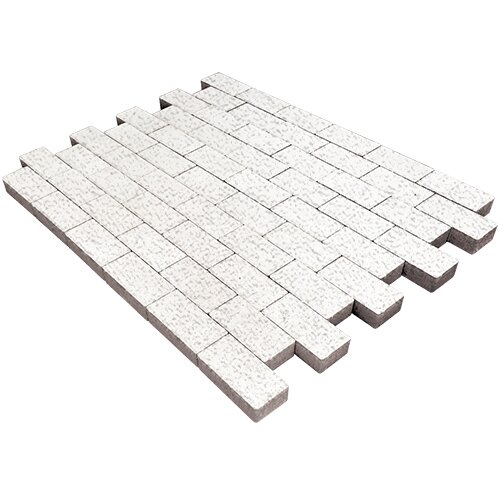 Плиты бетонные тротуарные Steinrus ТП 6.П.4 "Прямоугольник", 40мм nativ белый