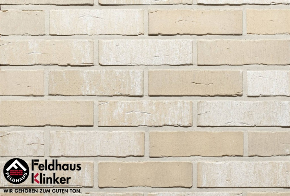 Клинкерный кирпич  Feldhaus Klinker  K741NF75 vascu crema bora